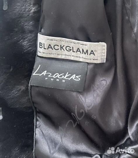 Шуба норковая blackglama