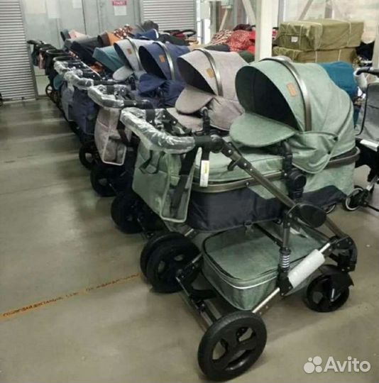 Коляска 2в1 трансформер большой выбор (цвета)