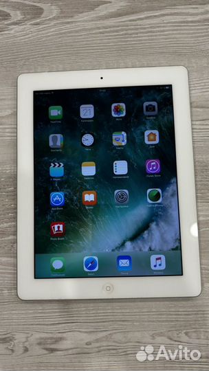 iPad 4 64gb sim белый