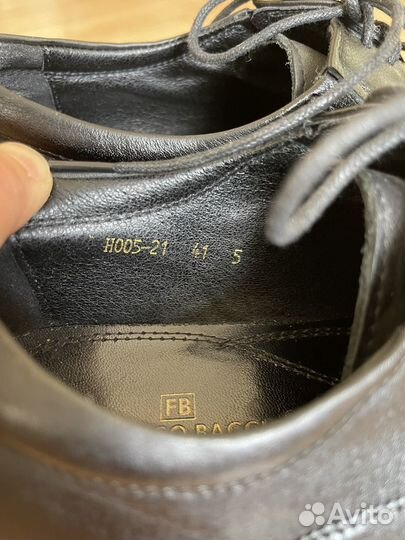 Туфли мужские 41 размер италия federico baccio