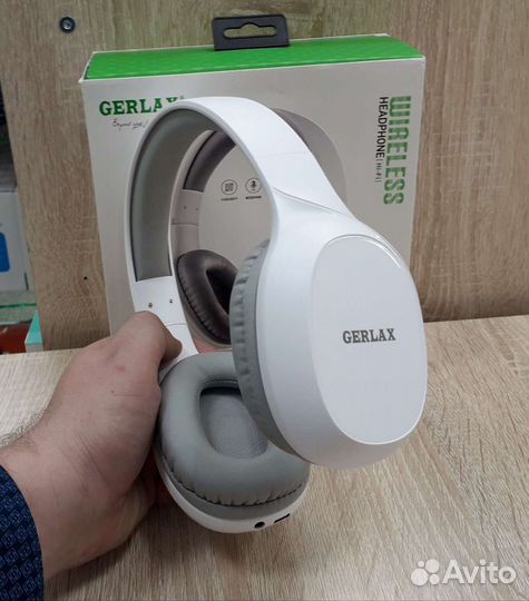 Блютуз наушники белые