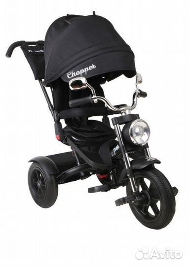 Детский велосипед трехколесный с ручкой