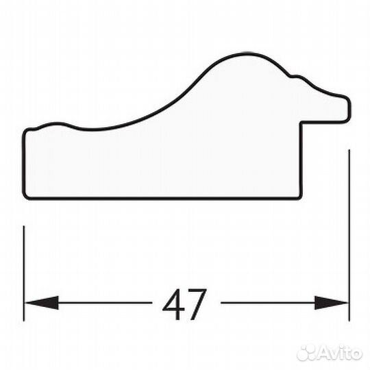 Зеркало Evoform Definite 82х62 BY 1008 в багетной