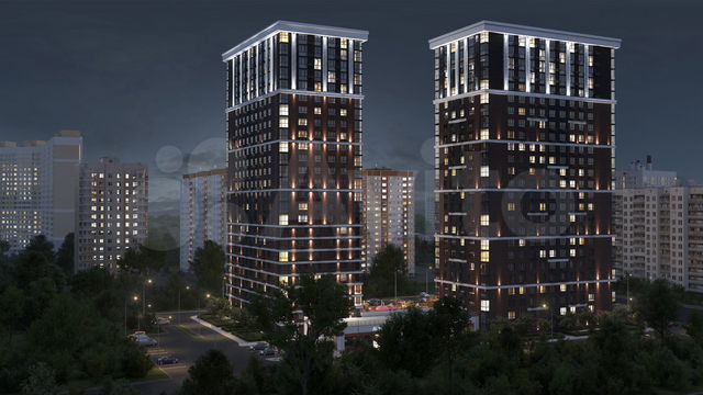 2-к. квартира, 59,7 м², 14/25 эт.