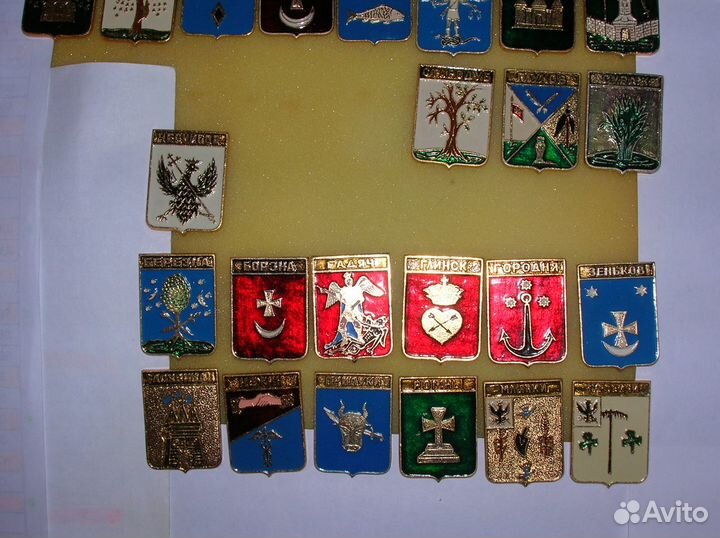 Значки гербы городов кэмз