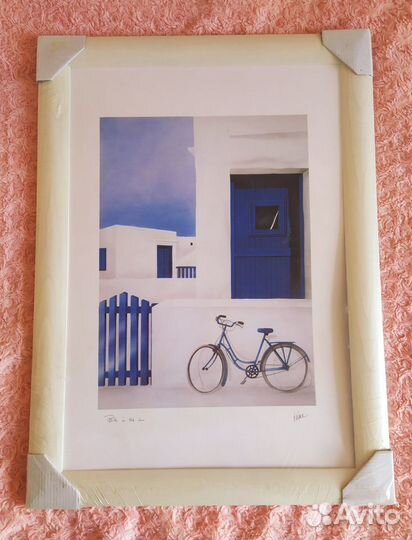 Постер с велосипедом