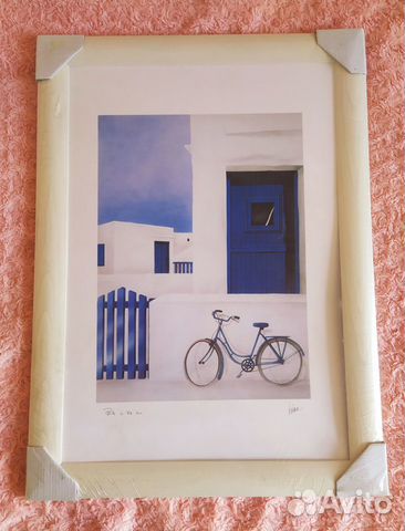 Постер с велосипедом