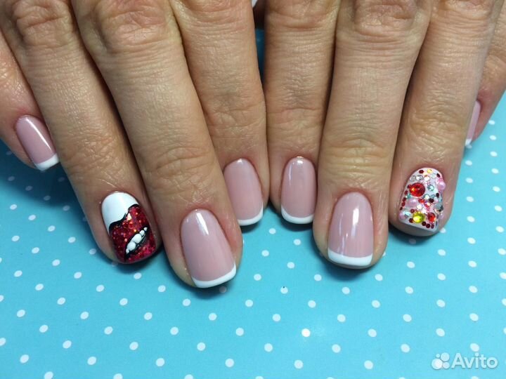 Наращивание,гель лак