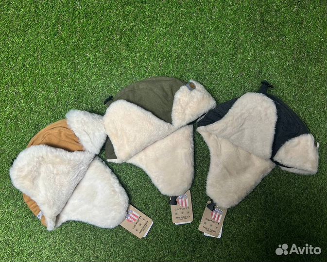 Шапка ушанка Carhartt зимняя