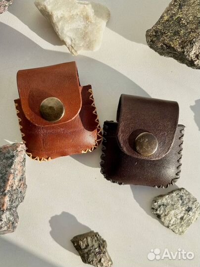 Чехол для airpods кожаный ручной работы