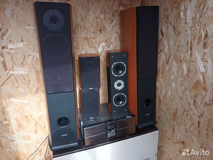 Колонки дерево + AV ресивер 5.1