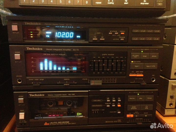 Technics RS-1W,RS-8R.70,SH-E7,SU-6,7,SU-70,SL-6,10