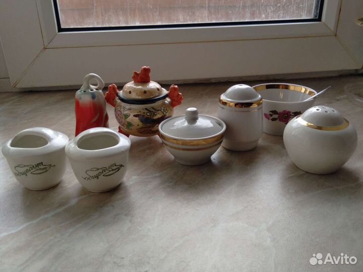 Солонки перечницы горчичницы СССР