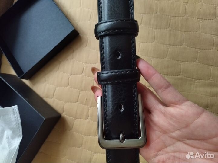 Мужской кожаный ремень