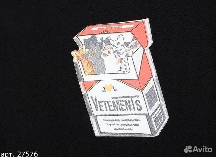 Футболка Vetements Черная