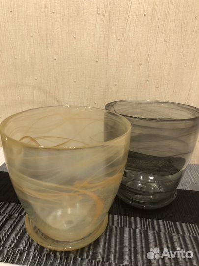 Кашпо-горшок для орхидей стекло