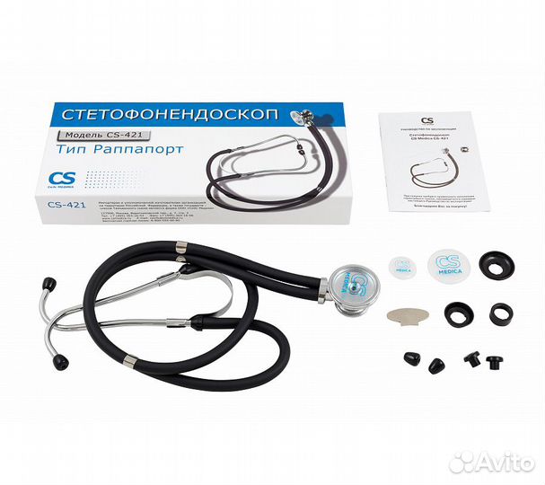 Стетофонендоскоп CS medica CS-421, тип Раппапорт