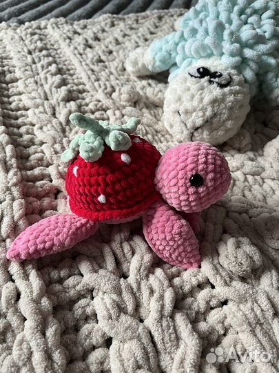 Плед вязаный плюшевый набор на выписку