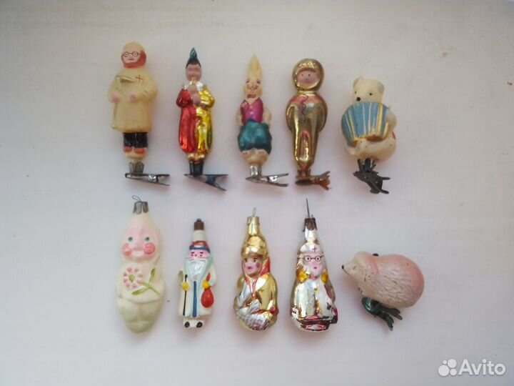 Ёлочные игрушки СССР коллекция