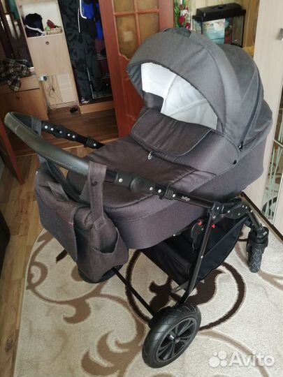 Коляска 2 в 1 индиго шарлота