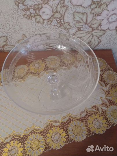 Ваза для фруктов на ножке СССР