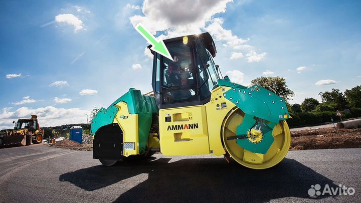 Стекло форточка правая Каток Ammann ARX 90