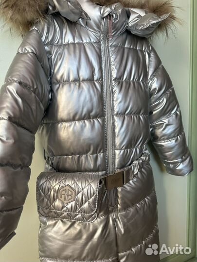 Зимний комбинезон для девочки 104 110