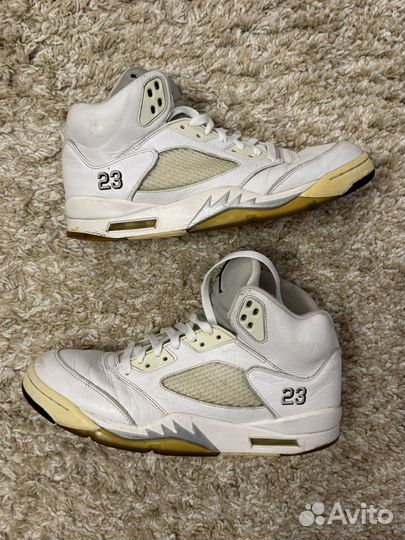 Jordan 5 White Metallic Оригинал