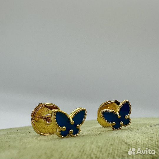 Серьги van cleef