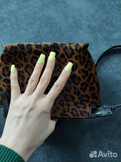 Мини сумка клатч mango (натуральная кожа)