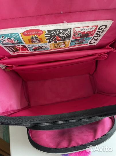 Рюкзак школьный Grizzly ранец для девочки