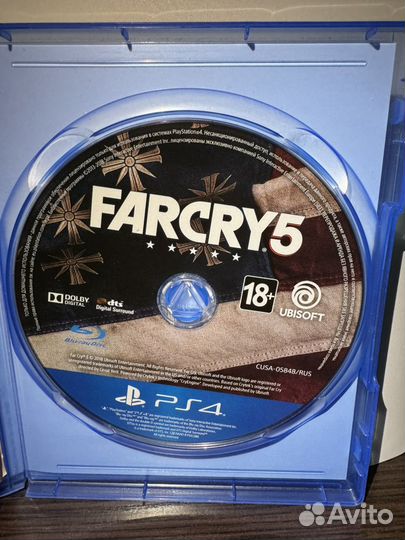 Farcry 5 ps4 диск