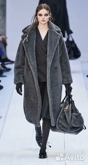 Шуба тедди натуральная шерсть M-L