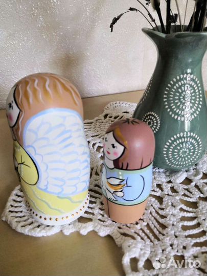 Ангел и ребёнок - матрёшка двойка