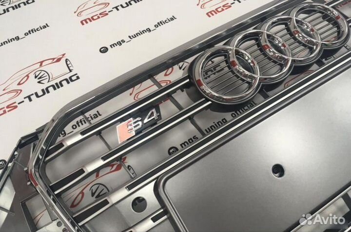 Решётка на Audi A4 11-15 гг. S4 стиль 2