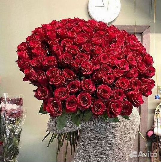 Высокие розы Доставка цветов