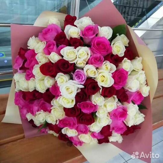 Букет из 101 розы «Мариуполь»