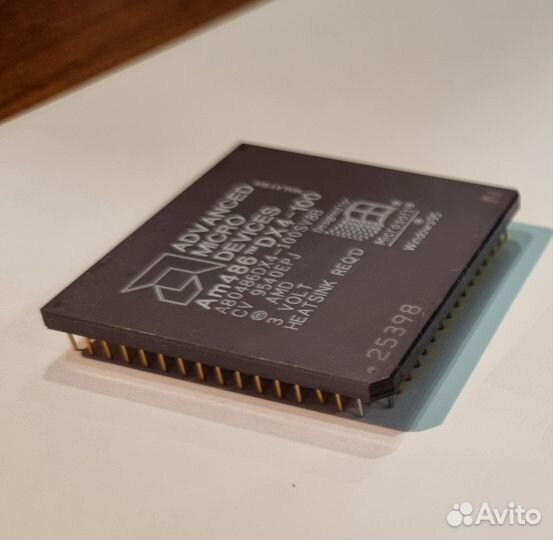 Раритетный процессор AMD AM486 DX4-100