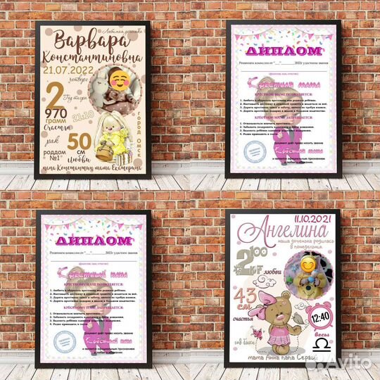 Метрика, постер достижений