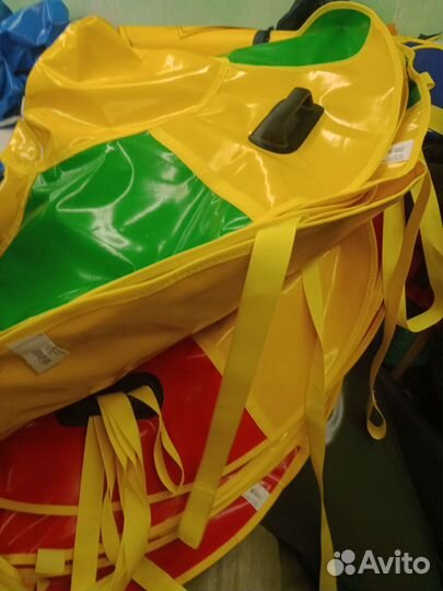 Тюбинг ватрушка 120 см люкс буксир классика пвх