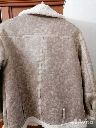 Дубленка авиатор женская