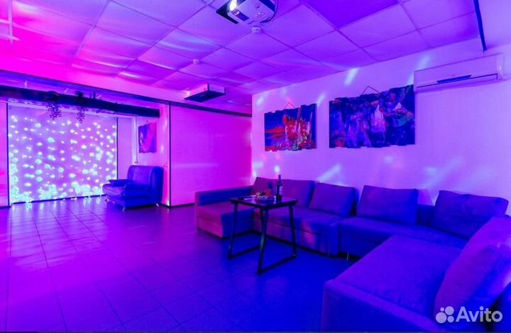 Лофт с караоке для вечеринки