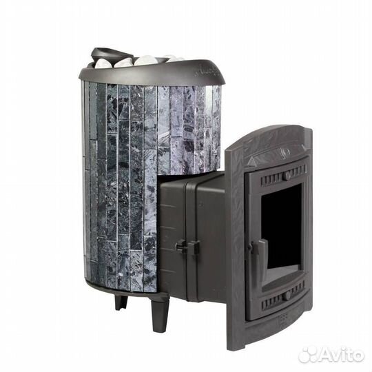 Печь Для Бани Атмосфера L+ ламели «Пироксенит» наб