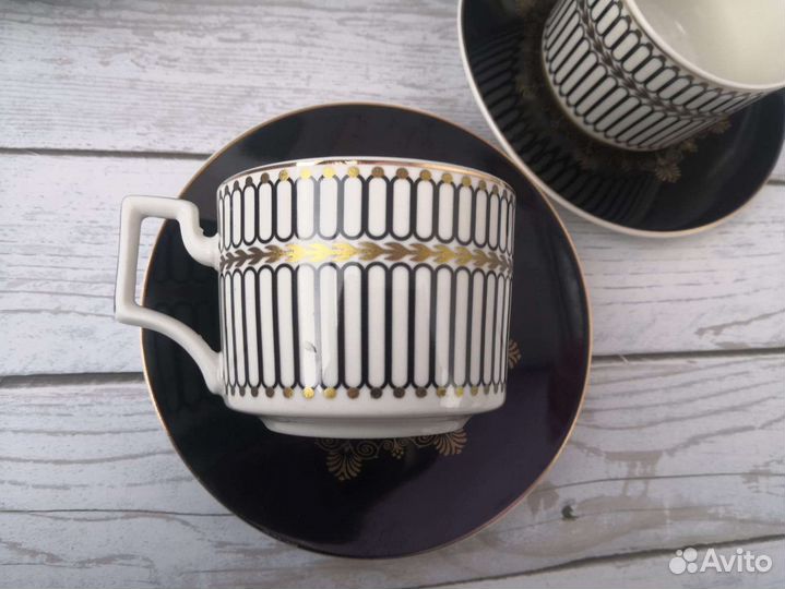 Чайный фарфоровый набор на 6 персон