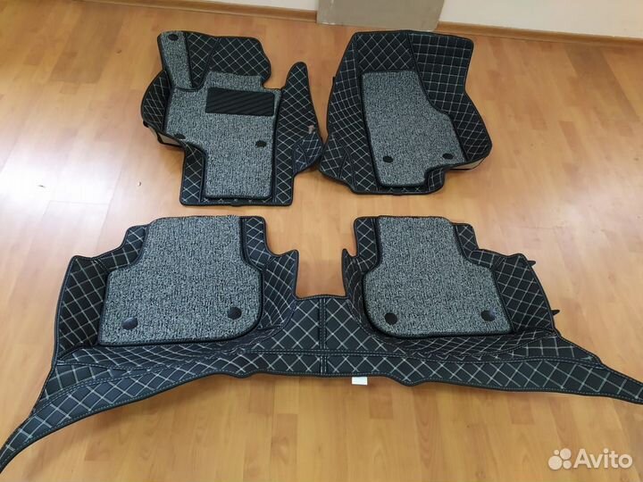 3D Коврики Porsche из Экокожи