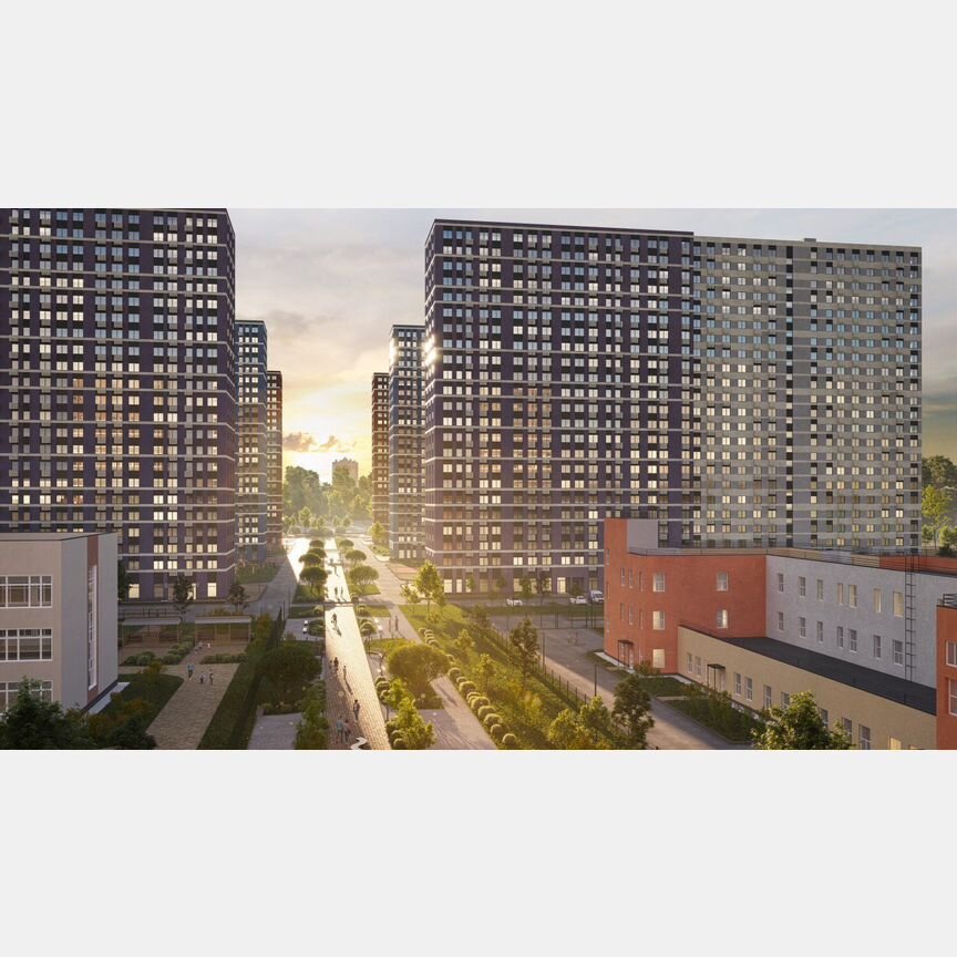 2-к. квартира, 47,5 м², 22/23 эт.