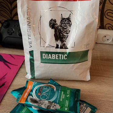 Корм для кошек royal canin diabetic + влажный корм