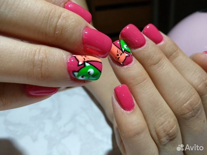 Маникюр,педикюр,гель лак, наращивание, дизайн