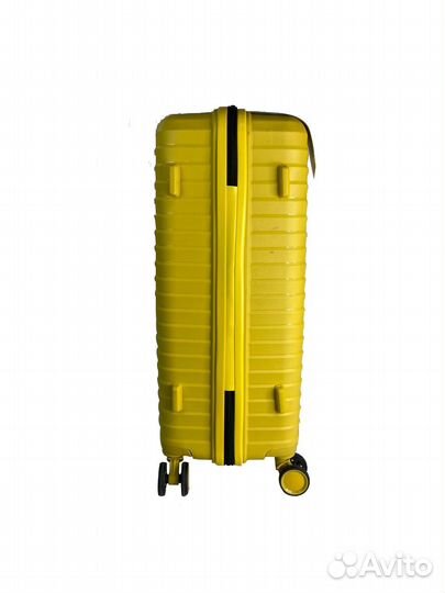 Чемодан из полипропилена, желтый, размер L
