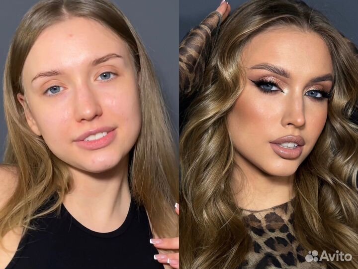 Макияж и прическа